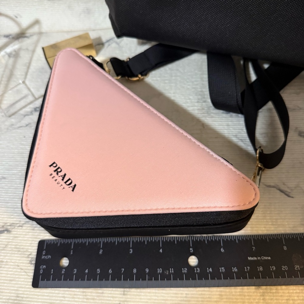 Prada Beauty Triangle Pouch Converted To Crossbody - Picture 10 of 11